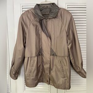 Mariel 80’s/90’s Vintage Raincoat Taupe Size Small